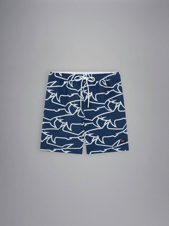 Paul Shark Paul Shark Erkek Regular Fit Desenli Lacivert Mayo 22415054-013