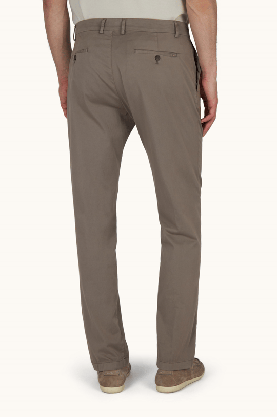 Paul Shark Paul Shark Erkek Regular Fit Normal Bel Daralan Paça Pamuklu Haki Pantolon 25414043-090