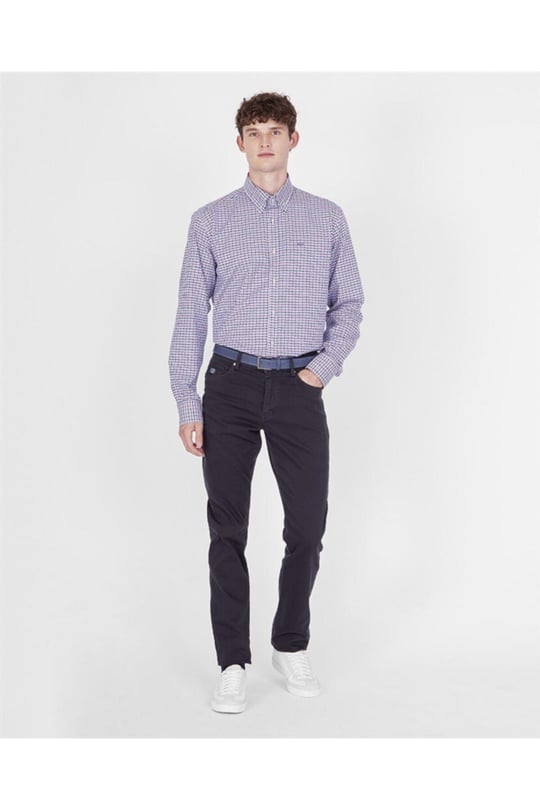 Paul Shark Paul Shark Erkek Slim Fit Normal Bel Pamuklu Lacivert Pantolon 11314024-050