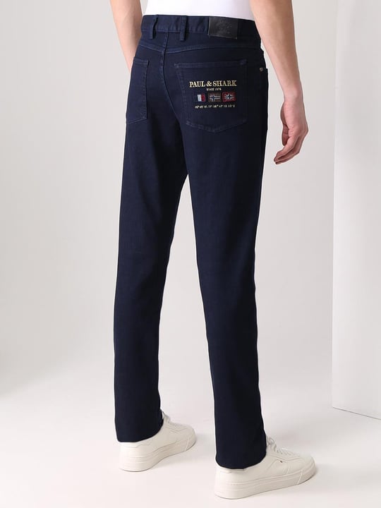 Paul Shark Paul Shark Erkek Slim Fit Normal Bel Pamuklu Lacivert Jeans 11314116-050