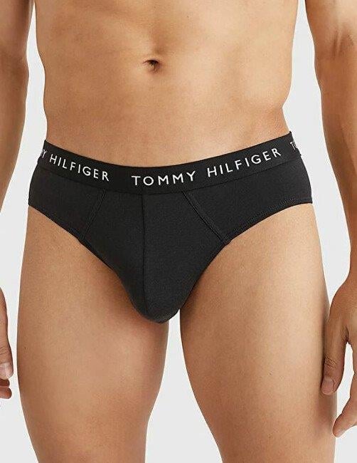 Tommy Hilfiger Tommy Hilfiger Erkek Beli Lastikli Logolu Rahat Kesim Siyah-Beyaz-Gri Boxer UM0UM02206-0TG