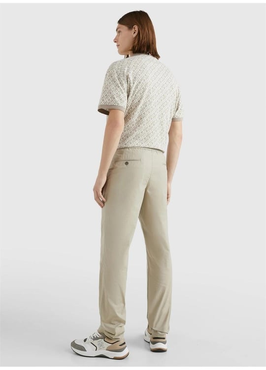 Tommy Hilfiger Tommy Hilfiger Erkek Dokuma Geniş Kalıp Günlük Taş Pantolon MW0MW31150-AEP