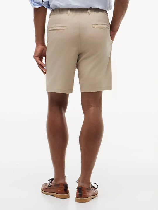 Tommy Hilfiger Tommy Hilfiger Erkek Düğme Kapama Normal Bel Kısa Boy Cep Detay Bej Şort MW0MW42354-AEG