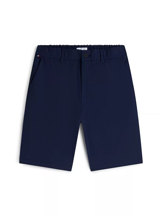 Tommy Hilfiger Tommy Hilfiger Erkek Düğme Kapama Normal Bel Kısa Boy Cep Detay Lacivert Şort MW0MW42354-DCC