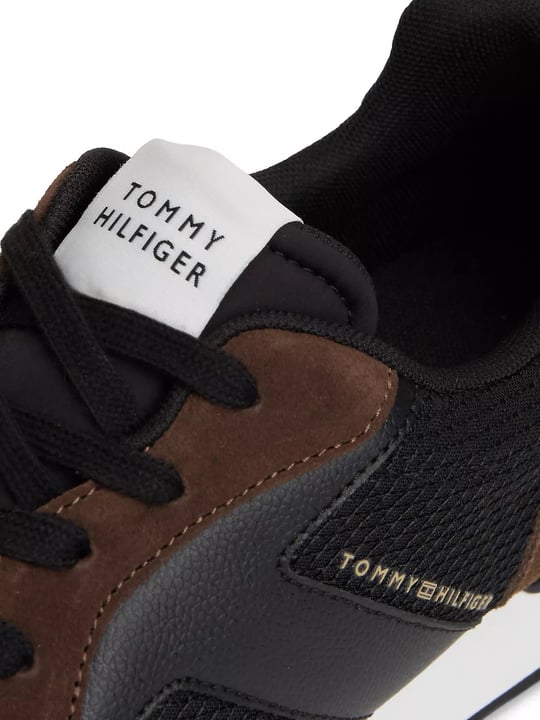 Tommy Hilfiger Tommy Hilfiger Erkek Karma Dokulu File Panelli Eva Tabanlı Kahverengi Sneaker FM0FM06001-GV0