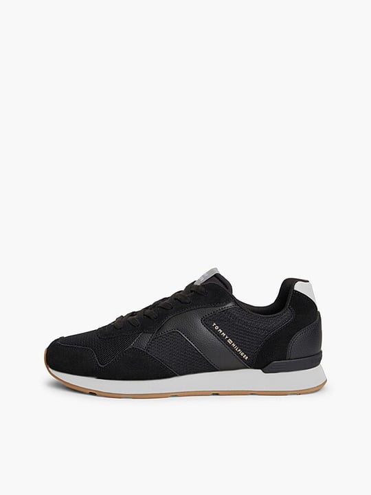 Tommy Hilfiger Tommy Hilfiger Erkek Karma Dokulu File Panelli Eva Tabanlı Siyah Sneaker FM0FM06001-PR2