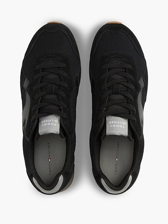 Tommy Hilfiger Tommy Hilfiger Erkek Karma Dokulu File Panelli Eva Tabanlı Siyah Sneaker FM0FM06001-PR2
