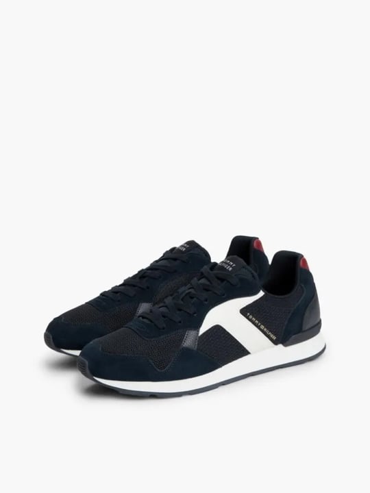 Tommy Hilfiger Tommy Hilfiger Erkek Karma Dokulu File Panelli Eva Tabanlı Lacivert Sneaker FM0FM06001-0GY