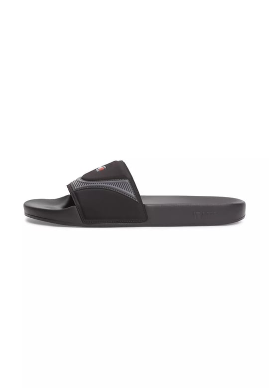 Tommy Hilfiger Tommy Hilfiger Erkek Logo Detaylı Rahat Taban Siyah Terlik EM0EM01742-BDS