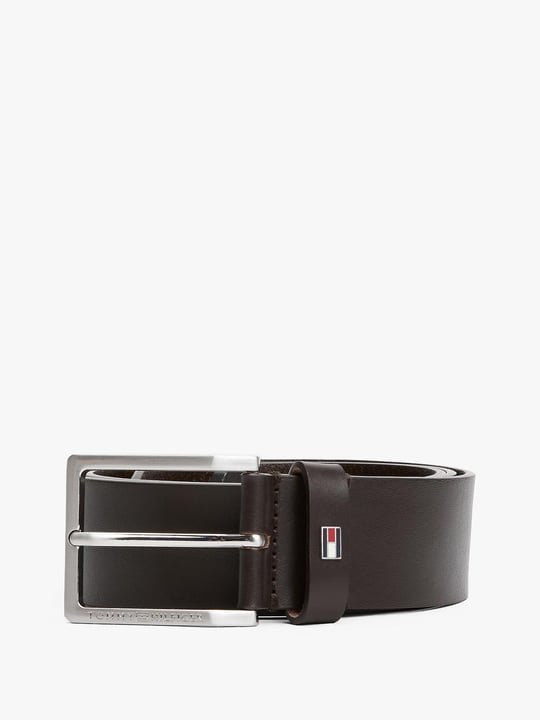TOMMY HILFIGER Tommy Hilfiger Erkek Metal Tokalı Ayarlanabilir Deri Kahverengi Kemer AM0AM13175-0HD