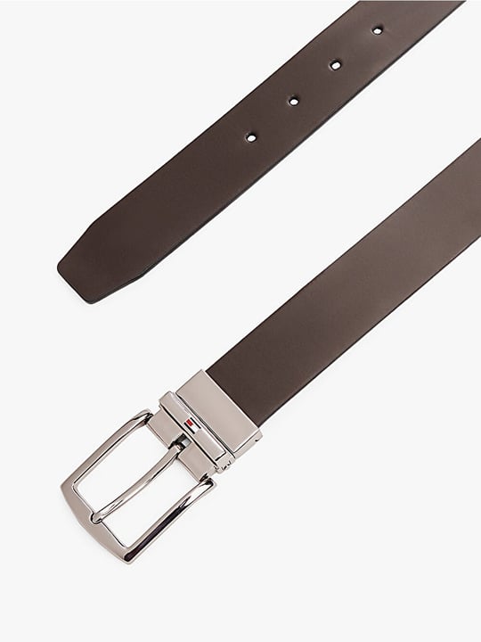 Tommy Hilfiger Tommy Hilfiger Erkek Metal Tokalı Hakiki Deri Kahverengi Kemer AM0AM13012-0HD