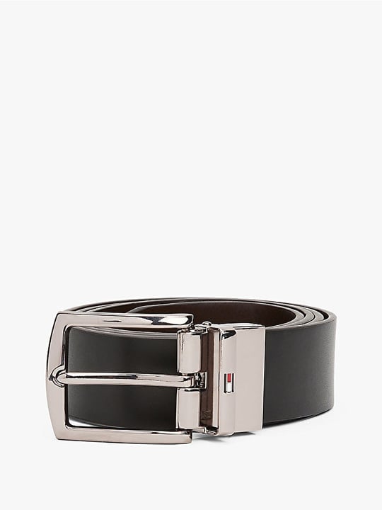 Tommy Hilfiger Tommy Hilfiger Erkek Metal Tokalı Hakiki Deri Kahverengi Kemer AM0AM13012-0HD