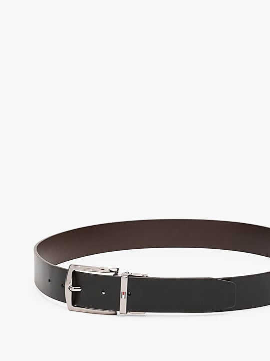 Tommy Hilfiger Tommy Hilfiger Erkek Metal Tokalı Hakiki Deri Kahverengi Kemer AM0AM13012-0HD