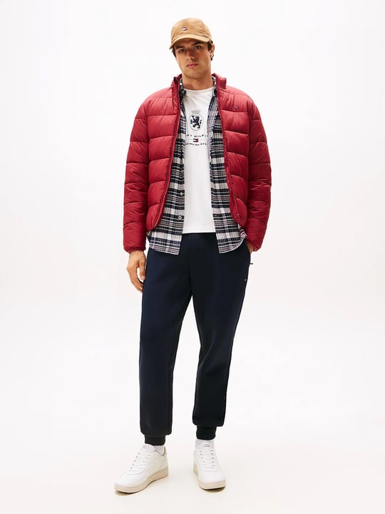 Tommy Hilfiger Tommy Hilfiger Erkek Normal Kalıp Beli ve Paçası Lastikli Pamuklu Lacivert Eşofman Altı MW0MW41357-DW5