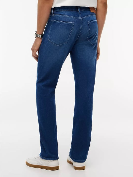 Tommy Hilfiger Tommy Hilfiger Erkek Normal Bel Düz Paça Esnek Pamuklu Denim Lacivert Jeans MW0MW43164-1A7