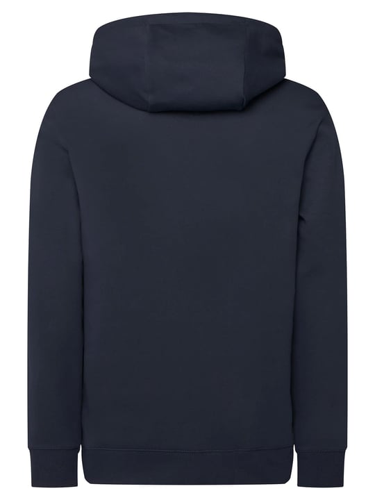 Tommy Hilfiger Tommy Hilfiger Erkek Normal Kalıp Kapüşonlu Logo Kabartmalı Uzun Kollu Lacivert Sweatshirt MW0MW42528-DW5