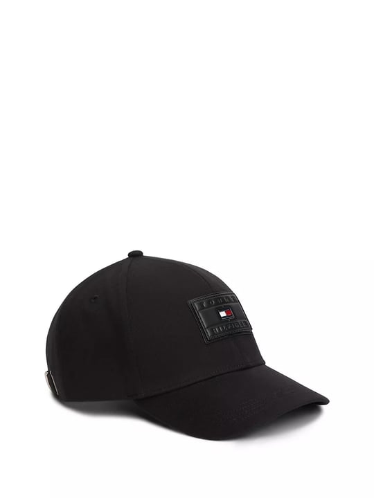 Tommy Hilfiger Tommy Hilfiger Erkek Pamuklu Logo Etiketli Ayarlanabilir Tokalı Siyah Spor Şapka AM0AM14512-BDS
