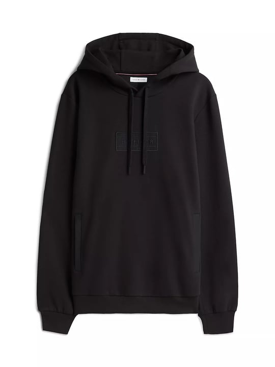 Tommy Hilfiger Tommy Hilfiger Erkek Regular Fit Kapüşonlu Yaka Uzun Kollu Siyah Sweatshirt MW0MW44967-BDS