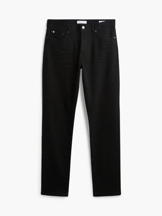 Tommy Hilfiger Tommy Hilfiger Erkek Slim Fit Esnek Denim Beş Cepli Fermuarlı Düğmeli Denim Jeans MW0MW44919-1B1