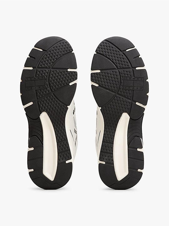 TOMMY HILFIGER Tommy Hilfiger Erkek Yüksek Rahat Taban Nefes Alabilen File Detaylı Siyah Sneaker EM0EM01594-BDS