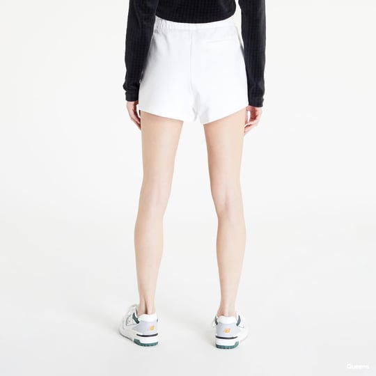 Tommy Hilfiger Tommy Hilfiger Kadın Beli Lastikli Kısa Boy Logolu Dokuma Kumaş Beyaz Şort DW0DW12626-YBR