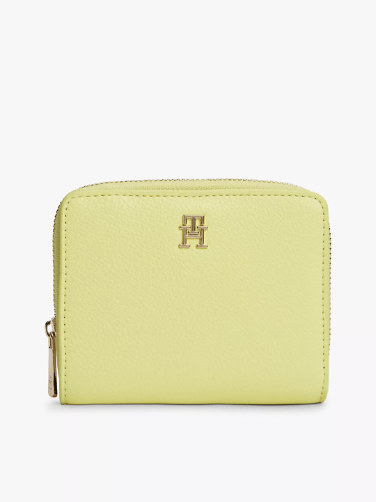 Tommy Hilfiger Tommy Hilfiger Kadın Fermuarlı Kart Bölmeli Yeşil Cüzdan AW0AW18475-LSK