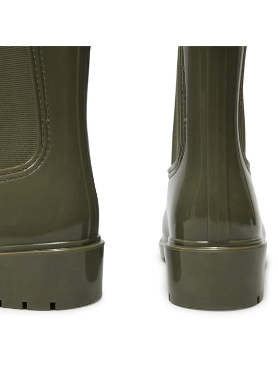 Tommy Hilfiger Tommy Hilfiger Kadın Kışlık Su Geçirmez Lastikli Kaydırmaz Taban Yeşil Bot & Bootie FW0FW08213-MSH