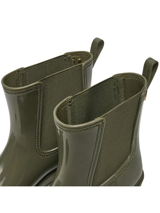 Tommy Hilfiger Tommy Hilfiger Kadın Kışlık Su Geçirmez Lastikli Kaydırmaz Taban Yeşil Bot & Bootie FW0FW08213-MSH