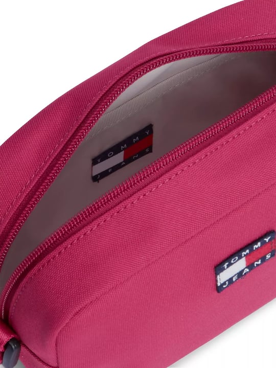 Tommy Hilfiger Tommy Hilfiger Kadın Logo Baskılı Ayarlanabilir Omuz Askılı Logo Etiketli Pembe Omuz Çantası AW0AW18769-TN6