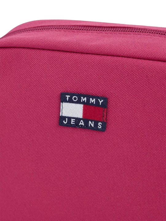Tommy Hilfiger Tommy Hilfiger Kadın Logo Baskılı Ayarlanabilir Omuz Askılı Logo Etiketli Pembe Omuz Çantası AW0AW18769-TN6