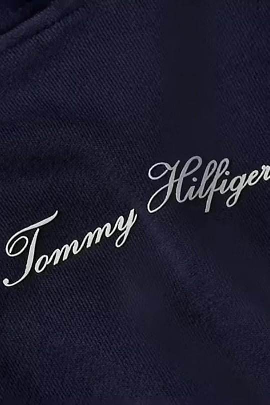 Tommy Hilfiger Tommy Hilfiger Kadın Mavi Sweatshirt WW0WW48270-C1G