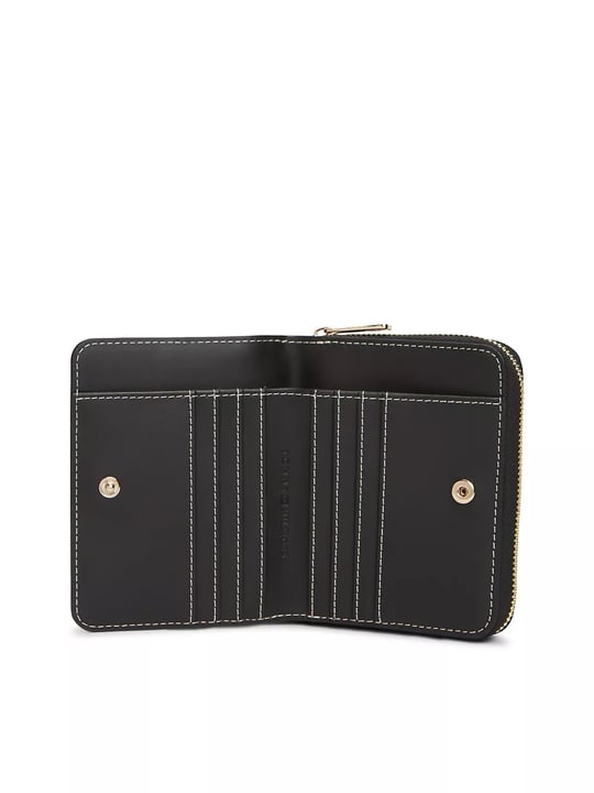 Tommy Hilfiger Tommy Hilfiger Kadın Monogram Logo Baskılı Fermuarlı Banknot Bölmeli Kahverengi Cüzdan AW0AW18995-0GJ