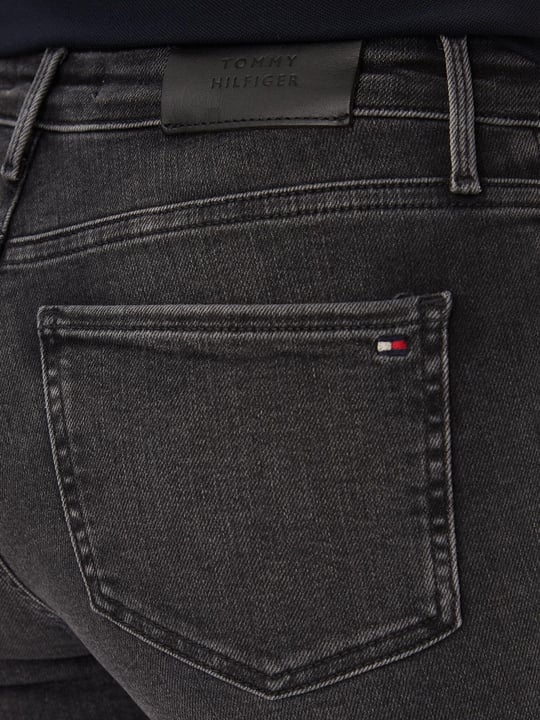 Tommy Hilfiger Tommy Hilfiger Kadın Skinny Fit Normal Belli Pamuklu Siyah Jeans WW0WW40624-1BZ