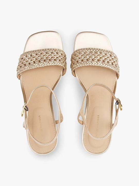 TOMMY HILFIGER Tommy Hilfiger Kadın Stiletto Topuk Model Yüksek Topuklu Gold Sandalet FW0FW08611-0HS