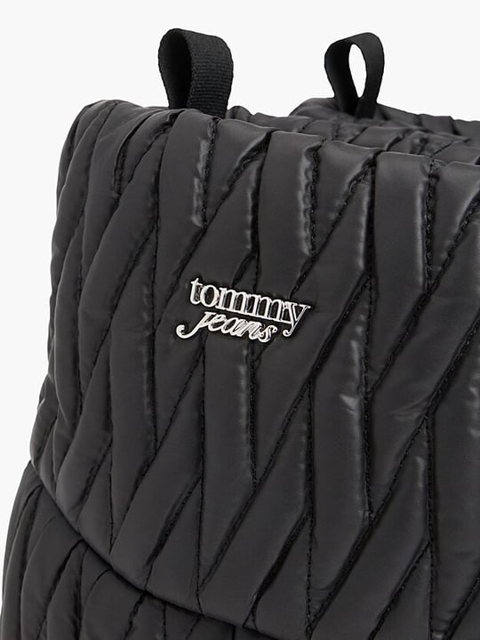 Tommy Hilfiger Tommy Hilfiger Kadın Su İtici Kapitoneli İçi Sıcak Astarlı Metal Logolu Siyah Bot & Bootie EN0EN03162-BDS