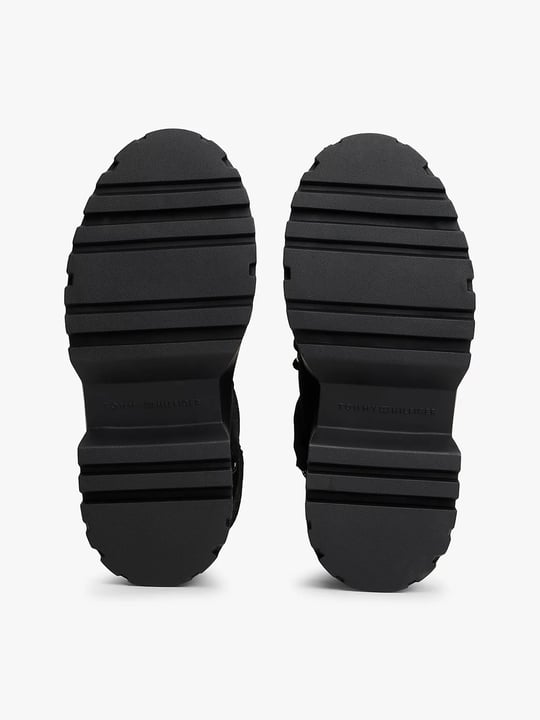 Tommy Hilfiger Tommy Hilfiger Kadın Yumuşak Dolgulu İç Kısım Süet Dış Yüzey Yüksek Tabanlı Kar Siyah Bot & Bootie FW0FW08996-BDS