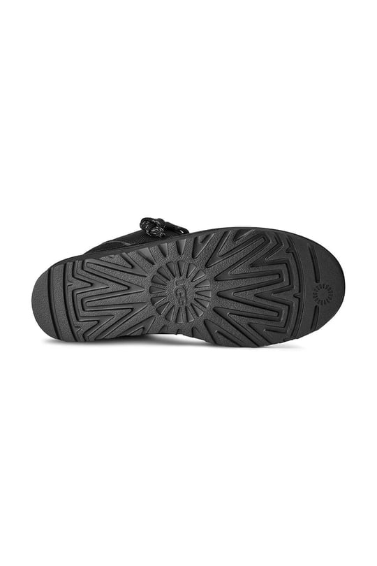 UGG UGG Erkek Süet Detaylı Rahat EVA Tabanlı Deri Siyah Sneaker 1170750-BLACK
