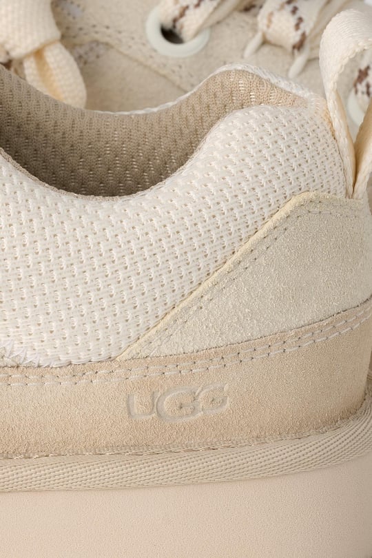 UGG UGG Kadın Düşük Bilekli Süet Detaylı EVA Tabanlı Deri Bej Sneaker 1168890-JASMINE