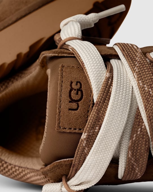 UGG UGG Kadın Düşük Bilekli Süet Detaylı EVA Tabanlı Deri Taba Sneaker 1168890-CHESTNUT