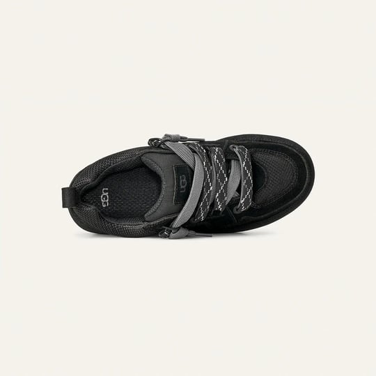 UGG UGG Kadın Düşük Bilekli Süet Detaylı EVA Tabanlı Deri Siyah Sneaker 1168890-BLACK