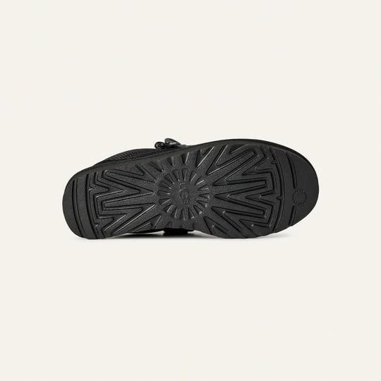 UGG UGG Kadın Düşük Bilekli Süet Detaylı EVA Tabanlı Deri Siyah Sneaker 1168890-BLACK