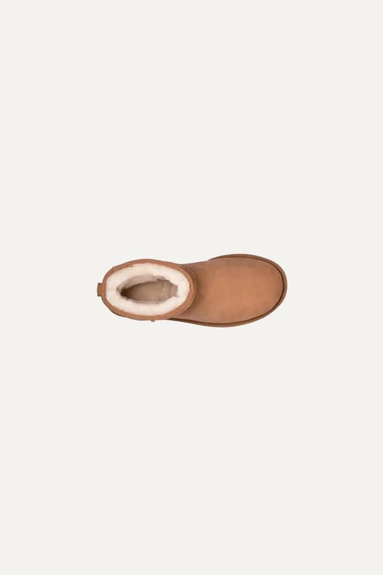 UGG UGG Kadın Düz Taban Logo Baskılı Rahat Spor Stil Taba Bot & Bootie 1016222-TABA