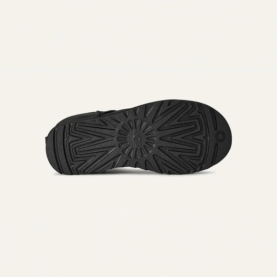 UGG UGG Kadın Düz Taban Logo Baskılı Rahat Spor Stil Siyah Bot & Bootie 1016222-BLACK