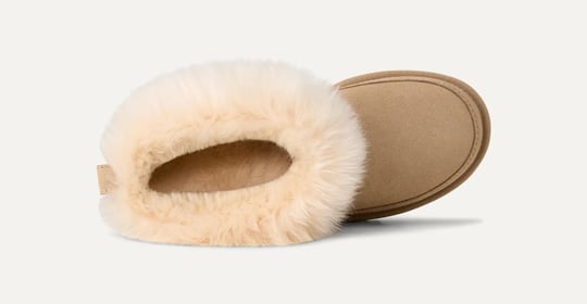 UGG UGG Kadın Esnek ve Rahat Tabanlı %100 Deri Bej Bot & Bootie 1173832-SANDCASTLE