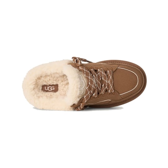UGG UGG Kadın İçi Yünlü EVA Dış Tabanlı Kabartma Logolu Süet Taba Bot & Bootie 1180313-CHESTNUT