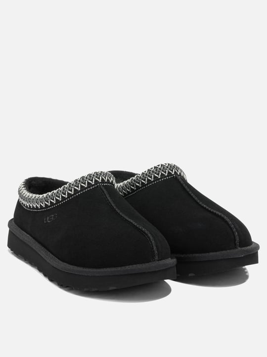 UGG UGG Kadın İşleme Bilek Detaylı İçi Kürklü Süet Siyah Terlik 1174470-BLACK