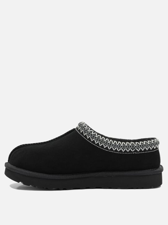 UGG UGG Kadın İşleme Bilek Detaylı İçi Kürklü Süet Siyah Terlik 1174470-BLACK