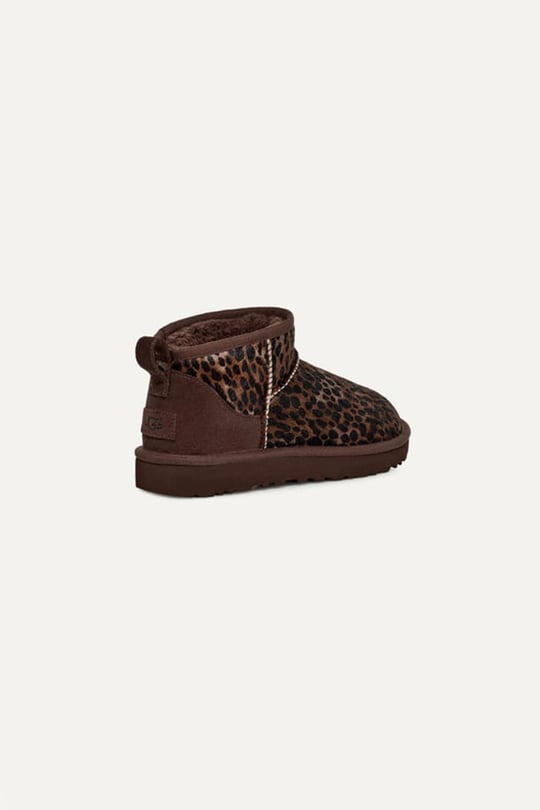 UGG UGG Kadın Kauçuk Tabanlı Leopar Desenli Leopar Bot & Bootie 1158328-LEOPAR