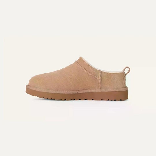 UGG UGG Kadın Rahat Düşük Taban Süet Üst Yüzeyli Kum Terlik 1173891-SAND