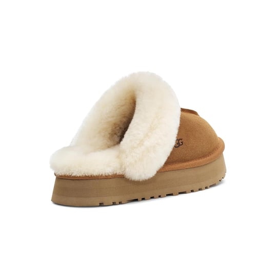 UGG UGG Kadın Rahat Yastık Tabanlı EVA Dış Tabanlı %100 Hakiki Süet Deri Taba Terlik 1122550-CHESTNUT